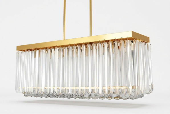 Lustre Style Moderne Lumières Luminaire Plafonnier neuf Salon doré
