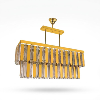 Lustre Plafonnier Luminaire Designer Lampe Luminaires Salon Or