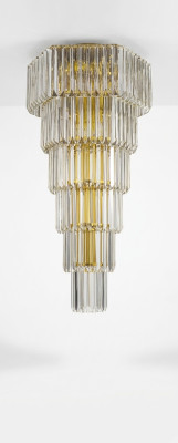 Lustres de style moderne, design de plafonnier de luxe, nouveau or