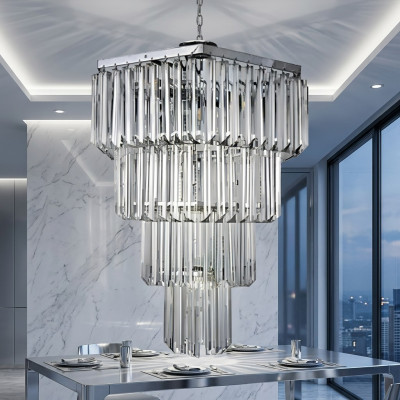 Lustre Suspension Luminaire Applique Plafonnier Lustre Salon Cristal