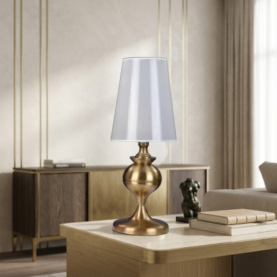 Lampe de Table Blanc Meubles de Luxe Style Colonial Moderne Nouveau Salon