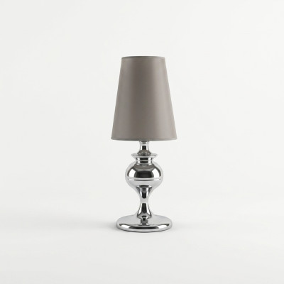 Lampe de table Lampe de lecture Luminaire Lampe de chevet Gris Métal Salon