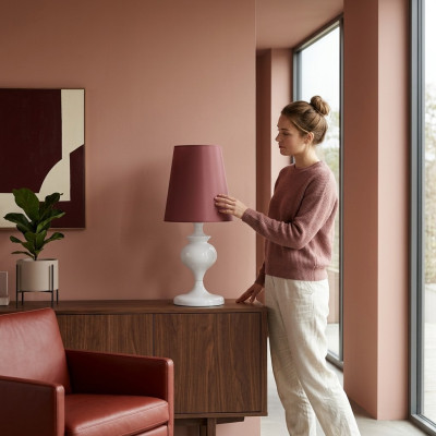 Table basse de salon Lampe Design Luminaire Lampes Luxe nouveau rouge