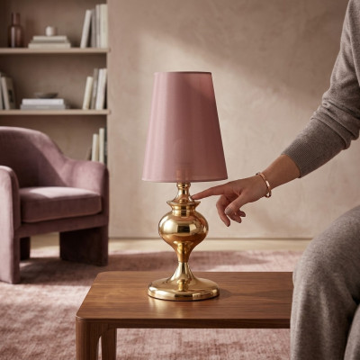 Lampes de table de design de luxe moderne Luminaire sur pied rouge Salon