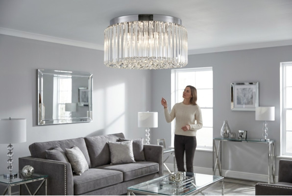 Lustre Luminaire Plafonnier Lampe suspendue Lampe Lumières en cristal
