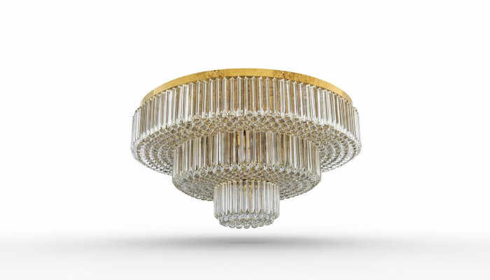 Lustre Salon Lampe suspendue Lumières Plafonnier Lustre en cristal