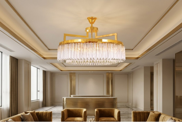 Lustre Plafonnier Lampe de plafond Lustre Luminaire Salon Lampe