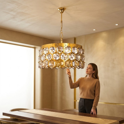 Lustre en cristal de plomb Design Design Salon