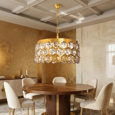 Lustre en cristal de plomb Design Design Salon
