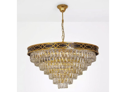 Plafonnier Lustre Rond Luminaire Lampe Or Plafonnier Lampes