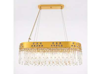 Chandelier ancien en cristal de collection Lustre nouveau de luxe en or