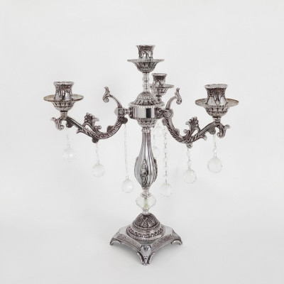 Lampe de table lampe de chevet luminaire lampe de table de luxe salon argent