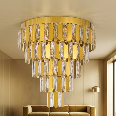 Lustre Luminaire de plafond Salon Salon de luxe Lustre Cristal