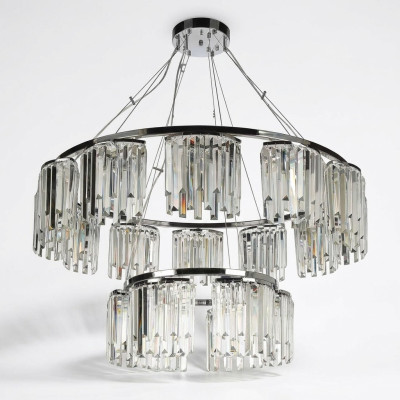Lustre Luminaire moderne Plafonnier rond Lampe design en cristal Lumières
