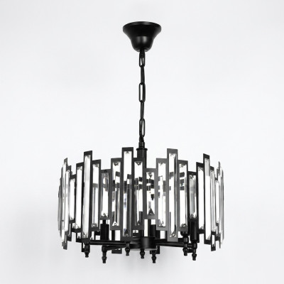 Lampes de designer Lustre en argent Luminaire moderne Luminaires ronds