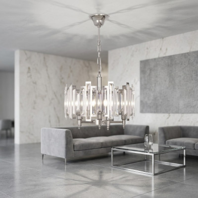 Lustre Lampe suspendue Lampes Lumières Éclairage Argent