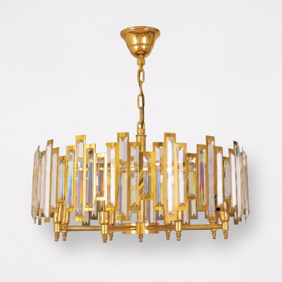 Lustre Lustre en cristal neuf Lampe or Salon de luxe