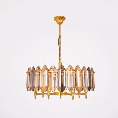 Lustre or Plafonnier doré Lampe Lampe Luminaire Lampe suspendue dorée 60x75cm