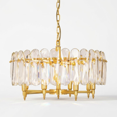 Lustre nouvelle suspension lumineuse luminaire séjour doré moderne
