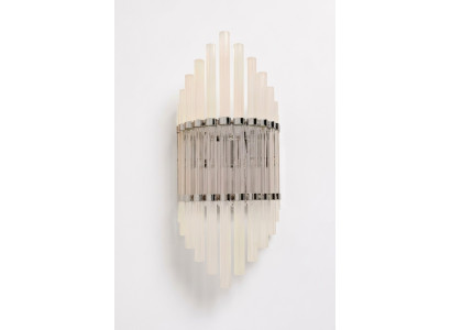 Lampe murale de luxe avec cristaux: applique murale de design avec luminaire et lampes murales en cristal
