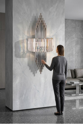 Lampe murale design Lampe murale de luxe Luminaire Lampe Appliques murales Cristal