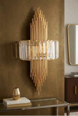 Lampe de salon Éclairage moderne Nouveau luxueux en or