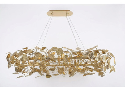 Lampe de plafond en or Lampe suspendue de salon Lampe de plafond Matériau en bronze