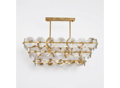 Lustre Lampe Suspension Moderne Lumière Cristal Éclairage Nouveau