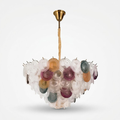 Lustre Style Moderne Abat-jour de Plafond en Cristal pour Salon