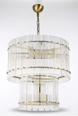 Lustre Luminaire plafonnier Lampe de plafond Salon Éclairage en verre nouveau