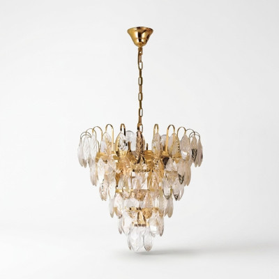 Lustre doré Lampe de plafond Luminaire Lampes Salon 50x58