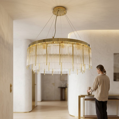 Lustre Plafonnier rond Lustre Lampe Plafonnier 70x90