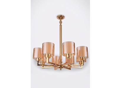 Lustre moderne de style plafonnier belle lampe or nouveau luxe.