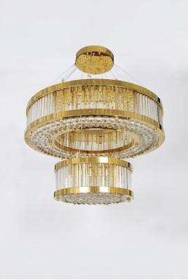 Lampe de plafond Salon Style Moderne Lustre de plafond Luxueux Lampe en Cristal