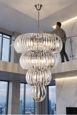 Lustre suspendu lustre éclairage de luxe Salon nouvelle cristal.