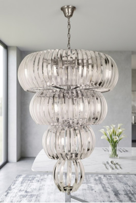 Lustre suspendu lustre éclairage de luxe Salon nouvelle cristal.