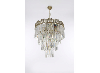 Lustre Style Moderne Luminaires de Plafond Salle de Séjour Cristal de Luxe