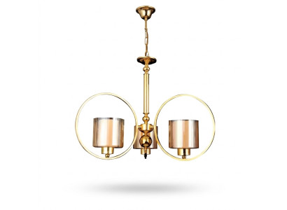 Lampe de plafond lampe suspendue lampe suspendue or style de salon moderne