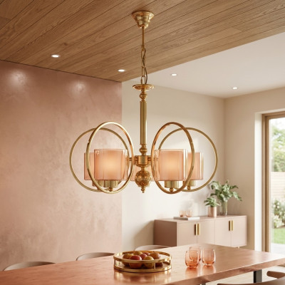 Lampe de plafond suspendue éclairage Salon nouveau Lustre Verre de luxe