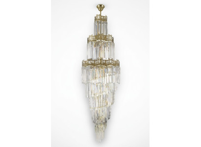 Lustre de luxe en cristal, design, style salon moderne lampe