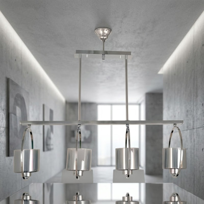 Lustre de luxe en verre suspensions lumineuses pour salon Lampe E14