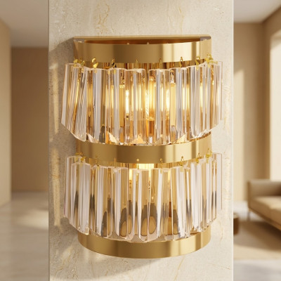 Applique murale design Applique murale Cristal Motif Luminaire Salon