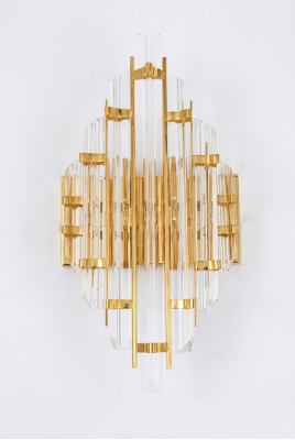Lustre mural lampes de couloir design salon luxe nouvelle or