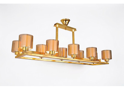 Lustre doré Plafonnier Suspension lustre ampoule