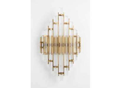Applique murale Lampes murales Luminaires en cristal Salon de luxe en or