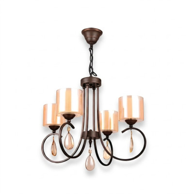 Lampe de plafond suspendue Design moderne Or Salon Verre nouveau