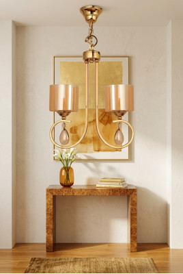 Lustre de plafond Moderne Suspension en verre Luminaire plafonnier Salon nouvelle luxe