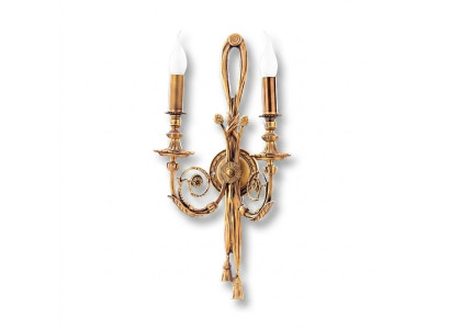 Applique murale Applique murale dorée Lampe classique Lustre baroque Luminaire en or