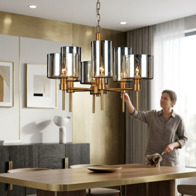 Plafonnier style moderne Lustres Plafonnier 6 Luxe nouveau Salon.
