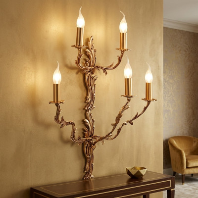Applique murale Lampes Murales Lampes Salon Chambre luxe or